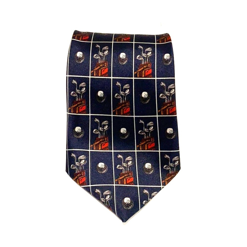 Mens Golf Neck Tie - Never Used! 4” width